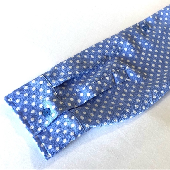 Jones New York Signature Women’s Top Dot Dot Blue - Picture 8 of 17